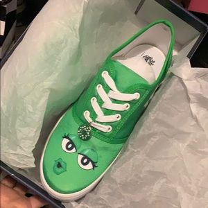 Green M&M Shoes